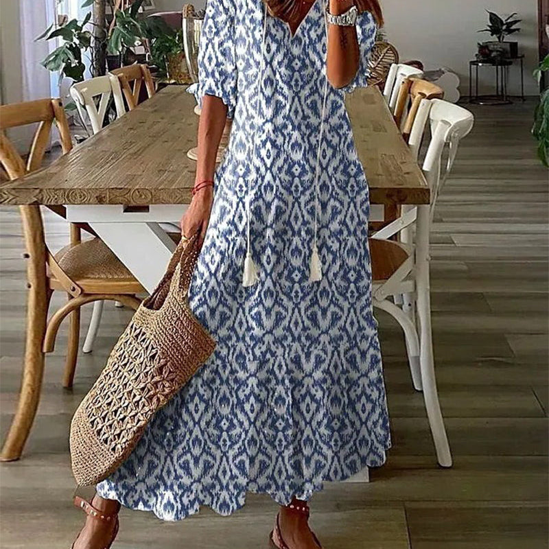 Michaela - Boho Dress with Tummy Coverage
