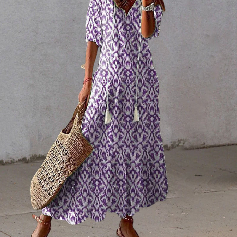 Michaela - Boho Dress with Tummy Coverage