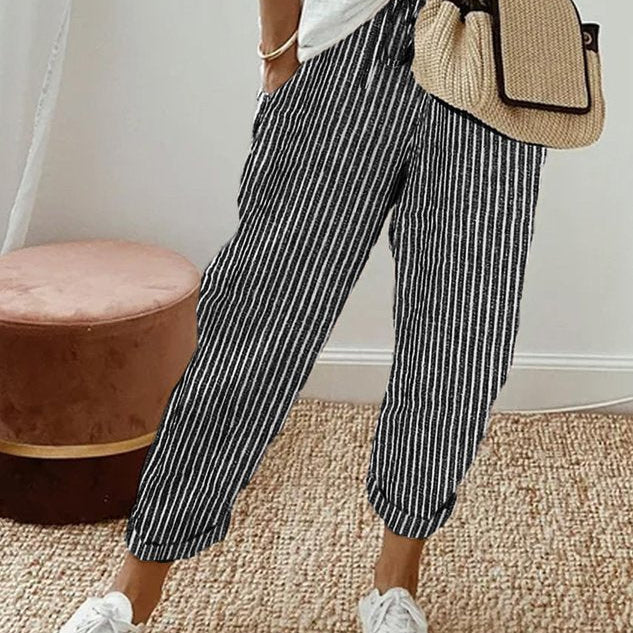 Elegant Comfort Fluid Trousers
