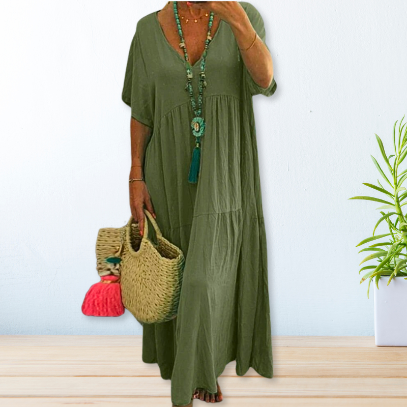 Maelis | Cotton-Linen Dress