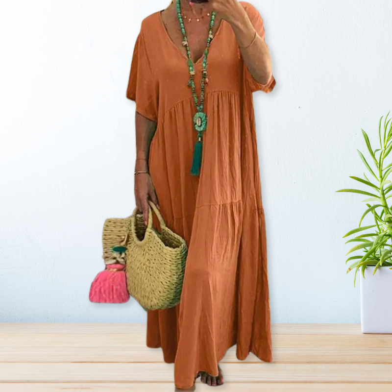 Maelis | Cotton-Linen Dress