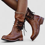 Elspeth women's vintage lace-up ankle boots