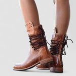 Elspeth women's vintage lace-up ankle boots