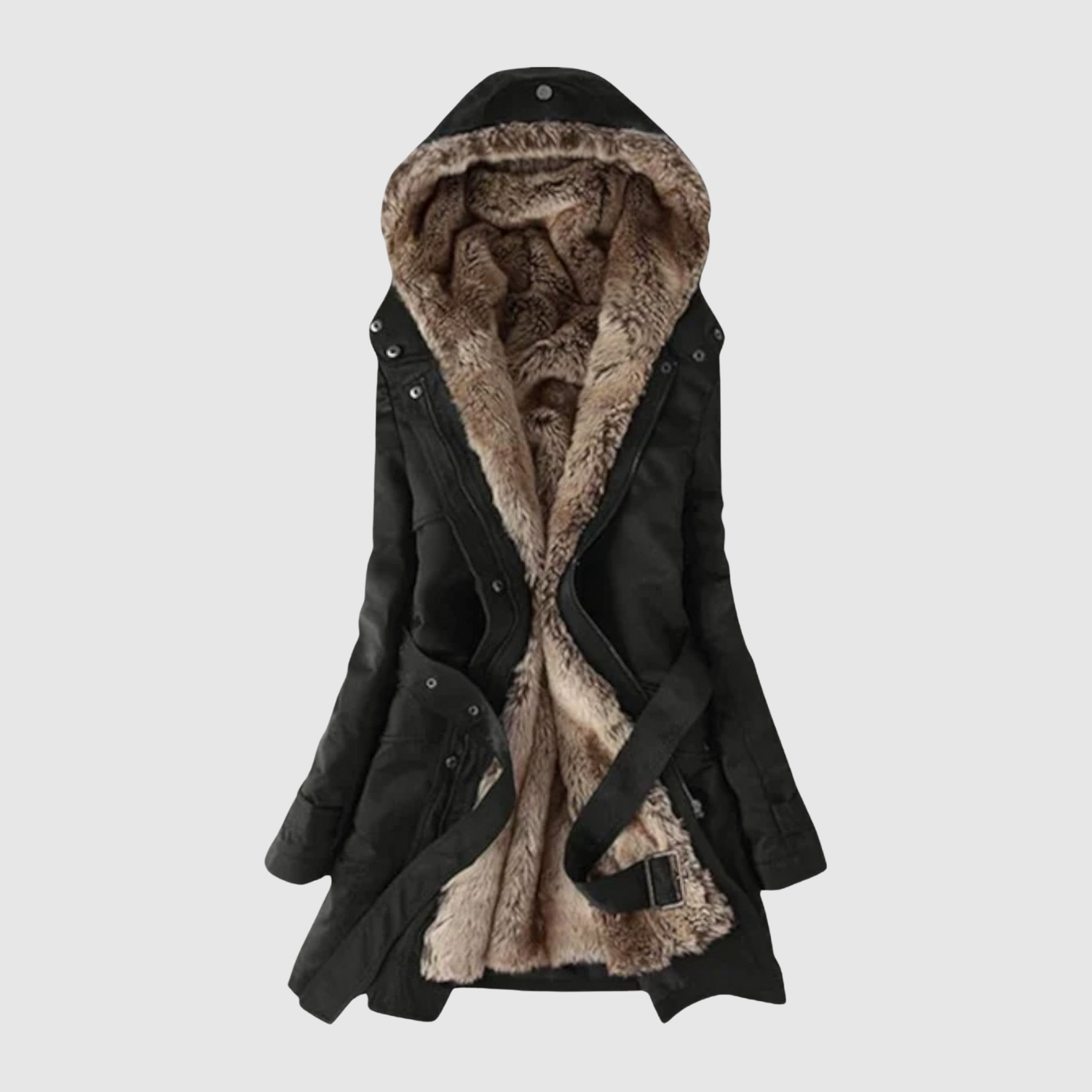 Extra Warm Faux Fur Parka for women, view 3