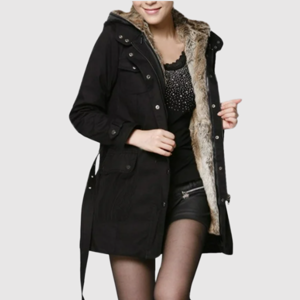 Extra Warm Faux Fur Parka for women