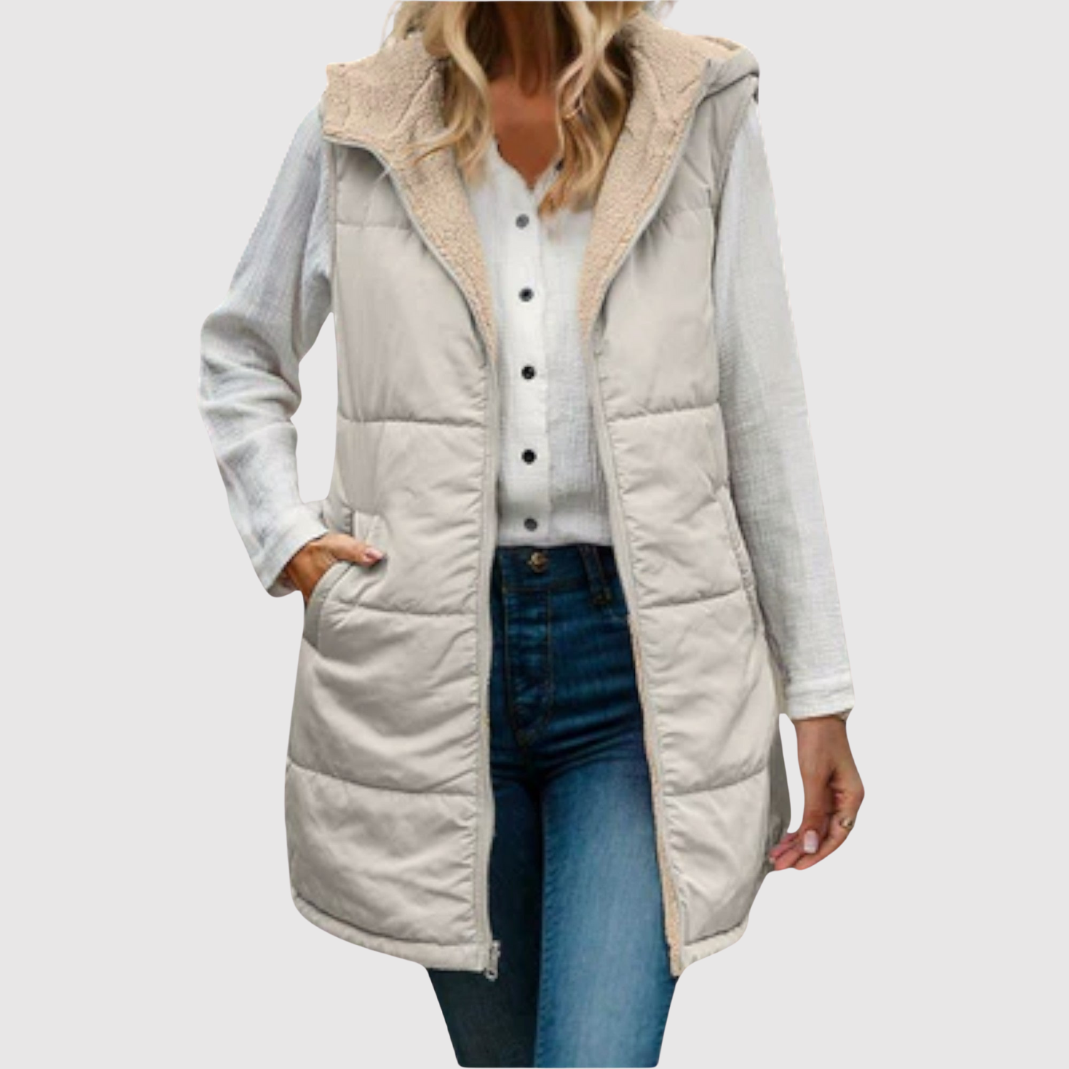 Long Hooded Jacket for women