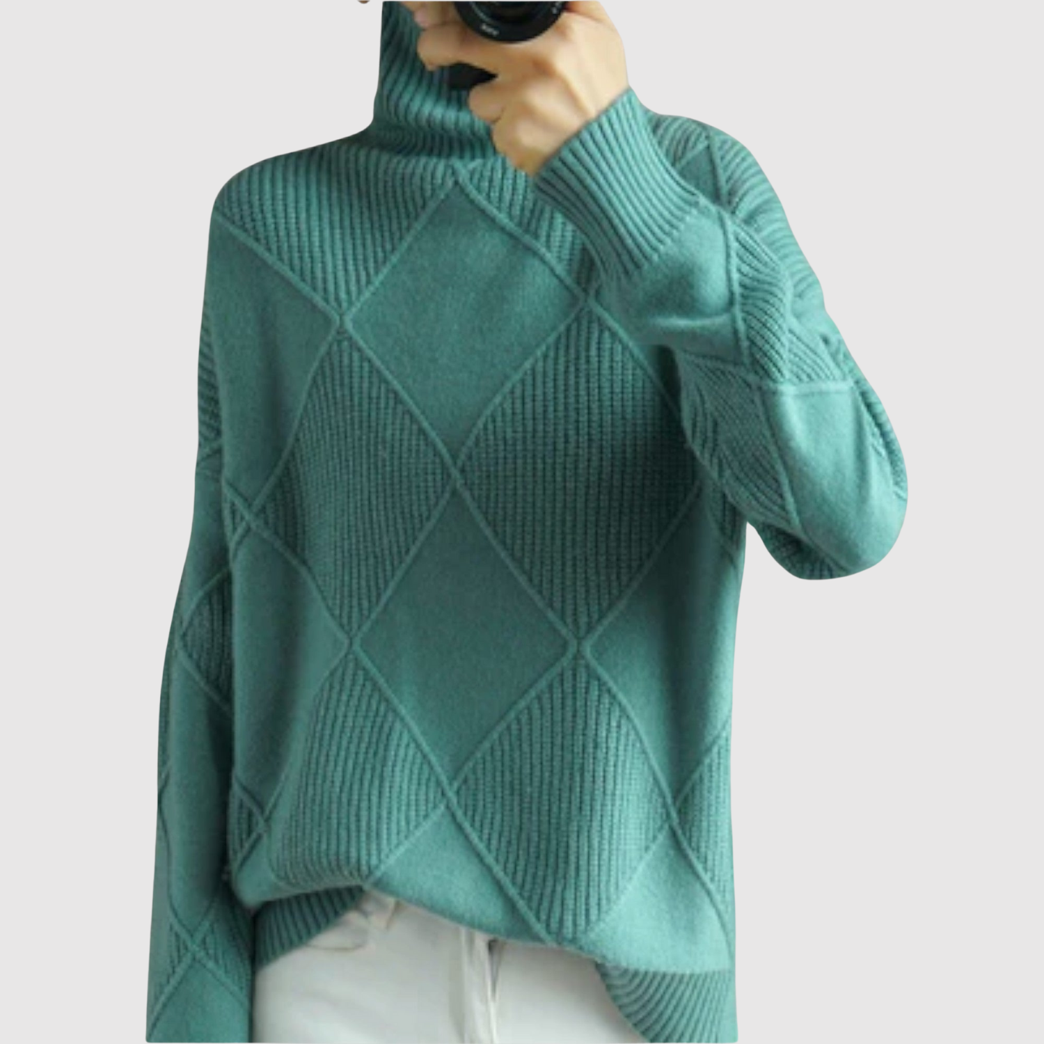 Geometric Pattern Jumper for women, view 8