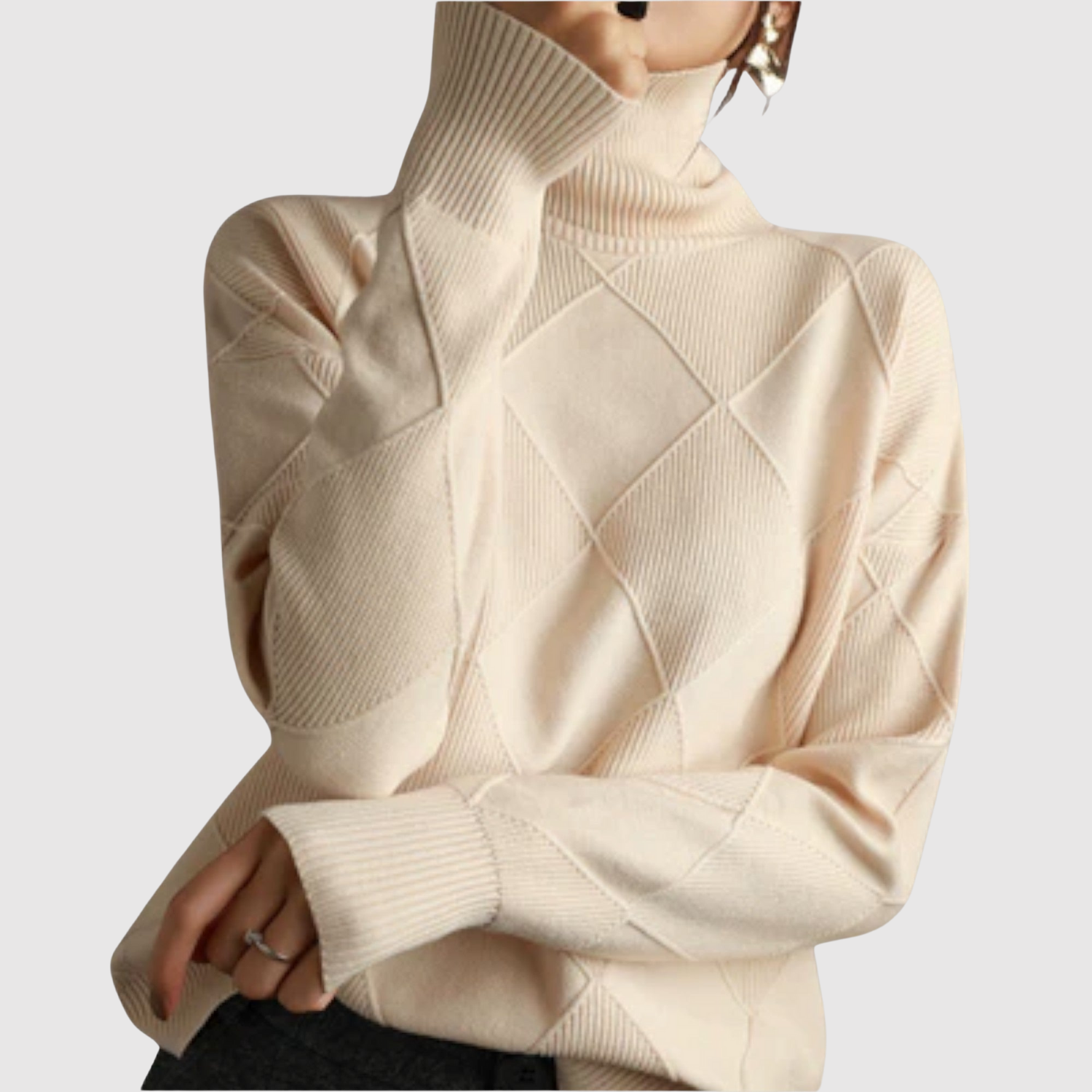 Geometric Pattern Jumper for women, view 2