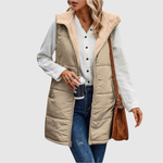 Long Hooded Jacket for women, view 5