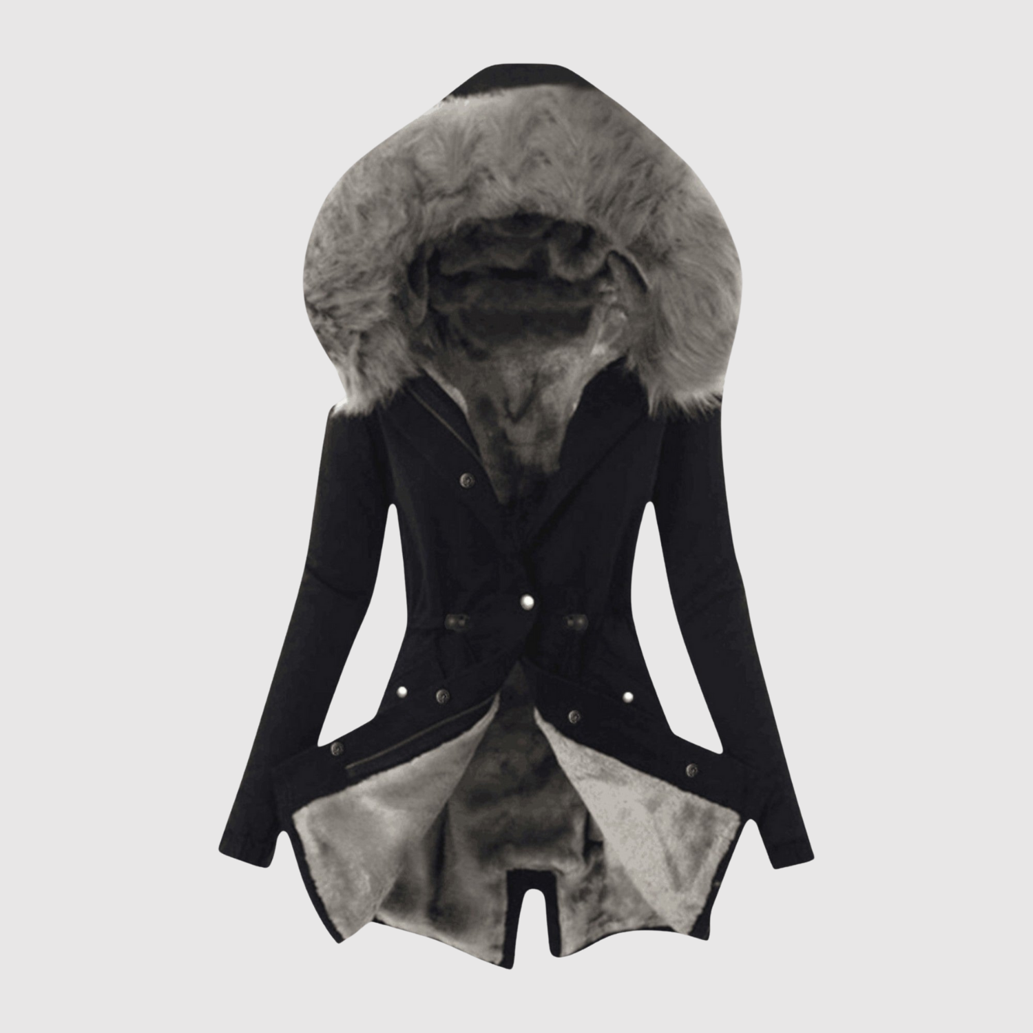 Asymmetric Faux Leather Jacket for women