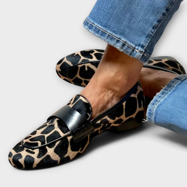 Léonie™ | Leopard Loafer