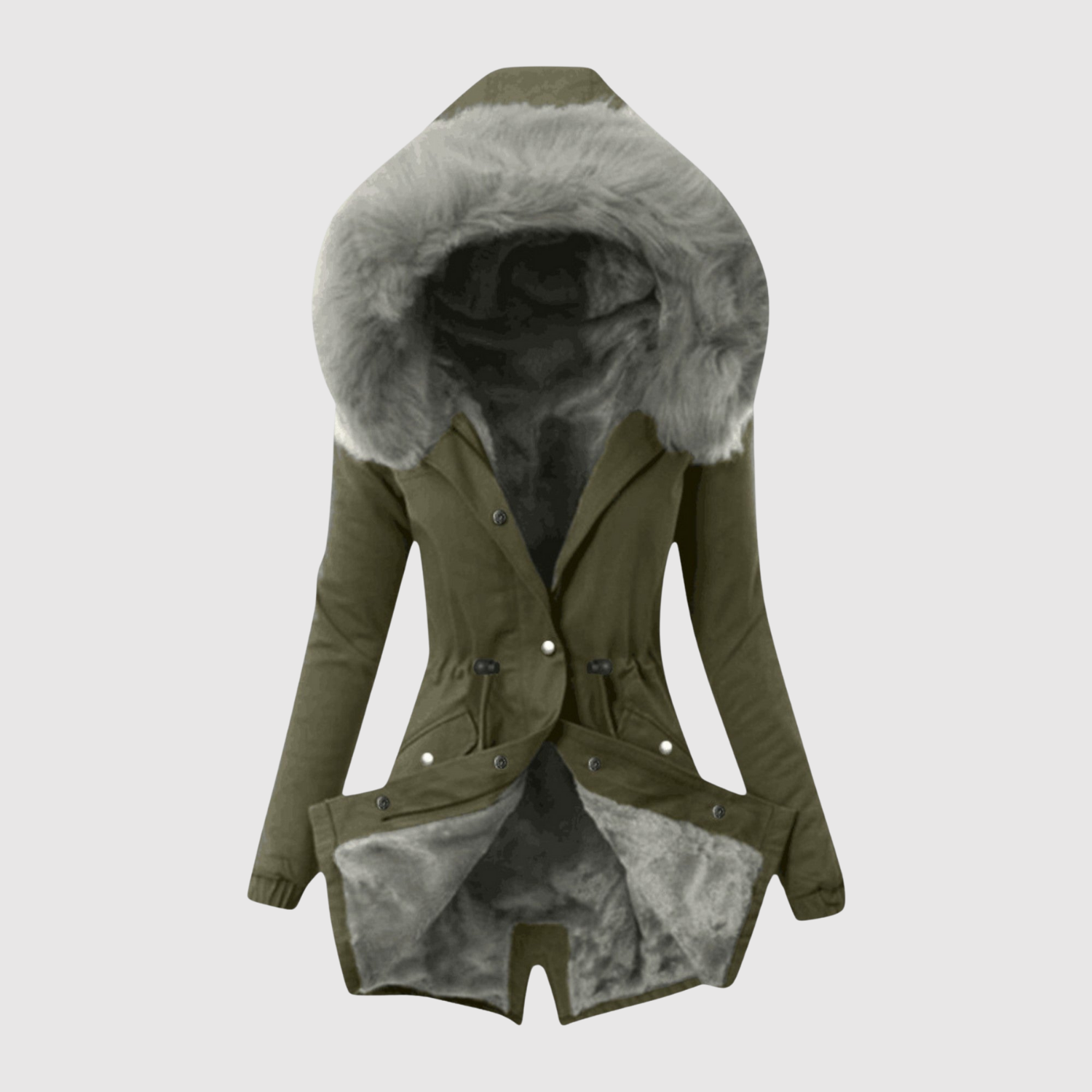 Asymmetric Faux Leather Jacket for women, view 2