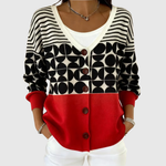 Nancy women's button-front knitted jacket