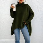 Relaxed Roll Neck Jumper for women, view 4