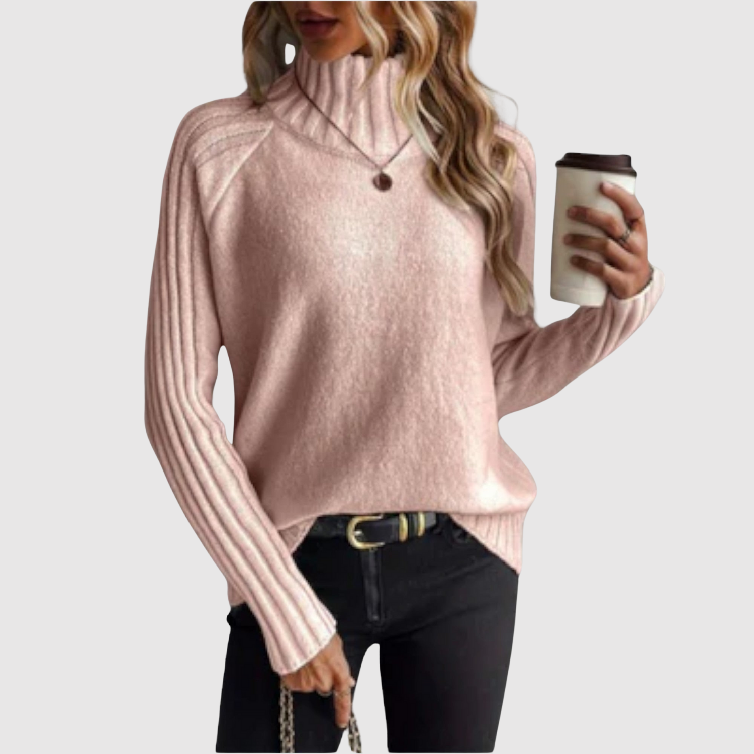 Classic Roll Neck Jumper for women, view 3