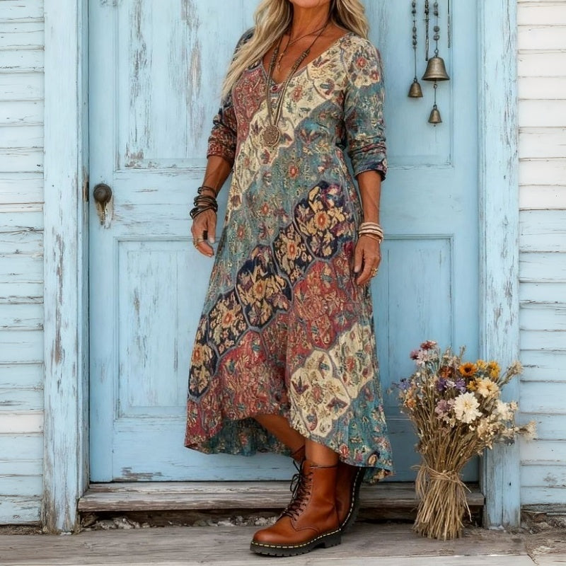 Amelia flowy relaxed-fit dress