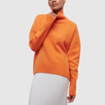 Oversized Roll Neck Jumper for women, view 5