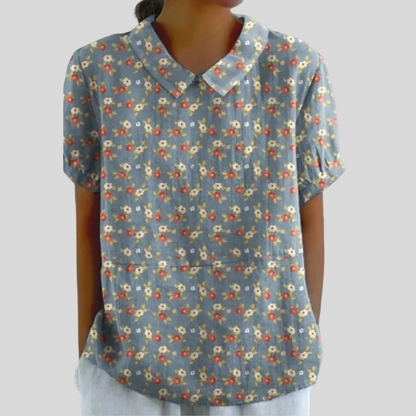 Elegant Floral Comfort Top
