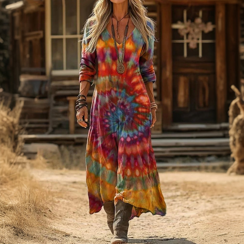 Tabitha bohemian flowy dress