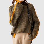 Elegant Contrast Jumper for women, view 2