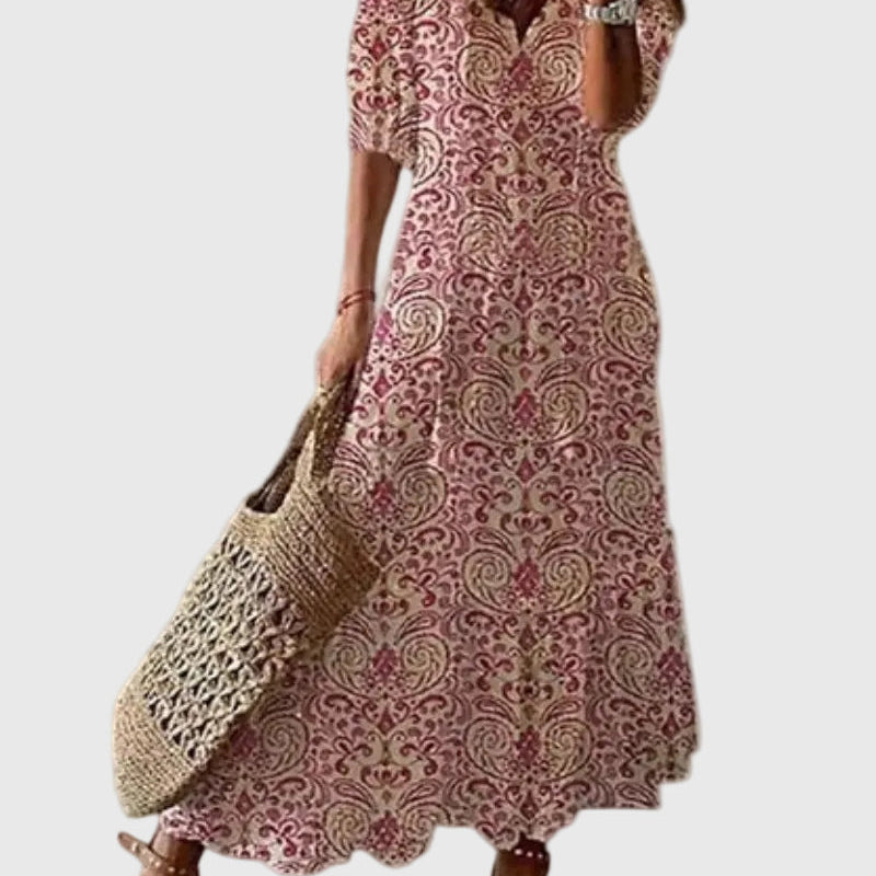 Amalia | Vintage Boho Summer Maxi Dress