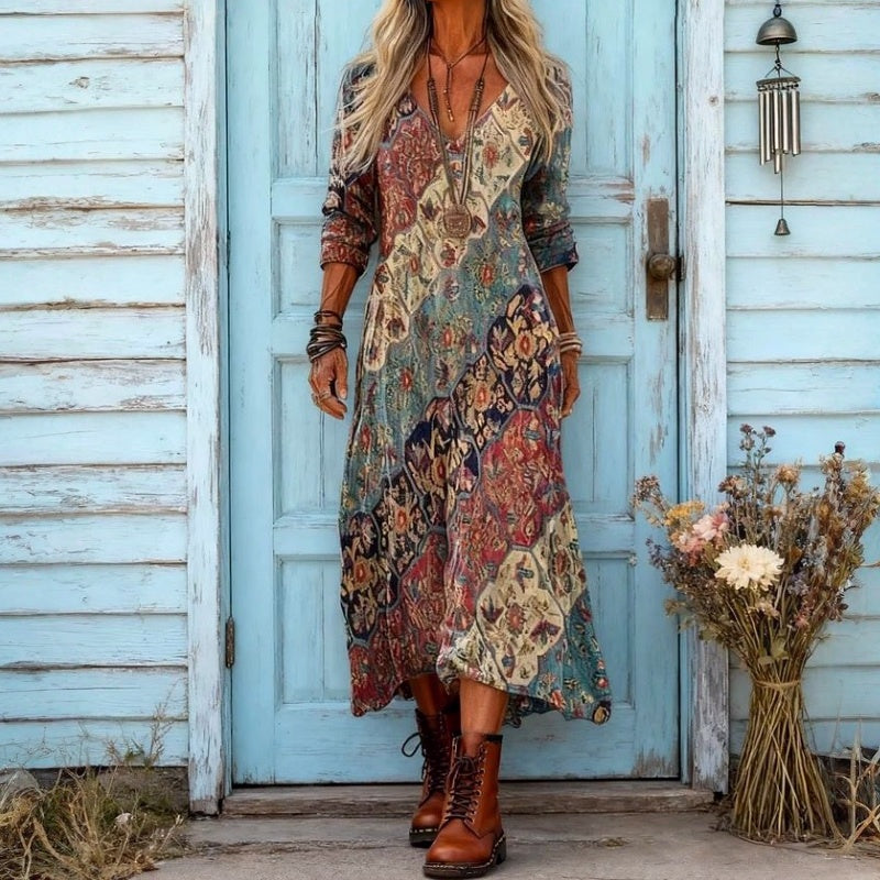 Amelia flowy relaxed-fit dress