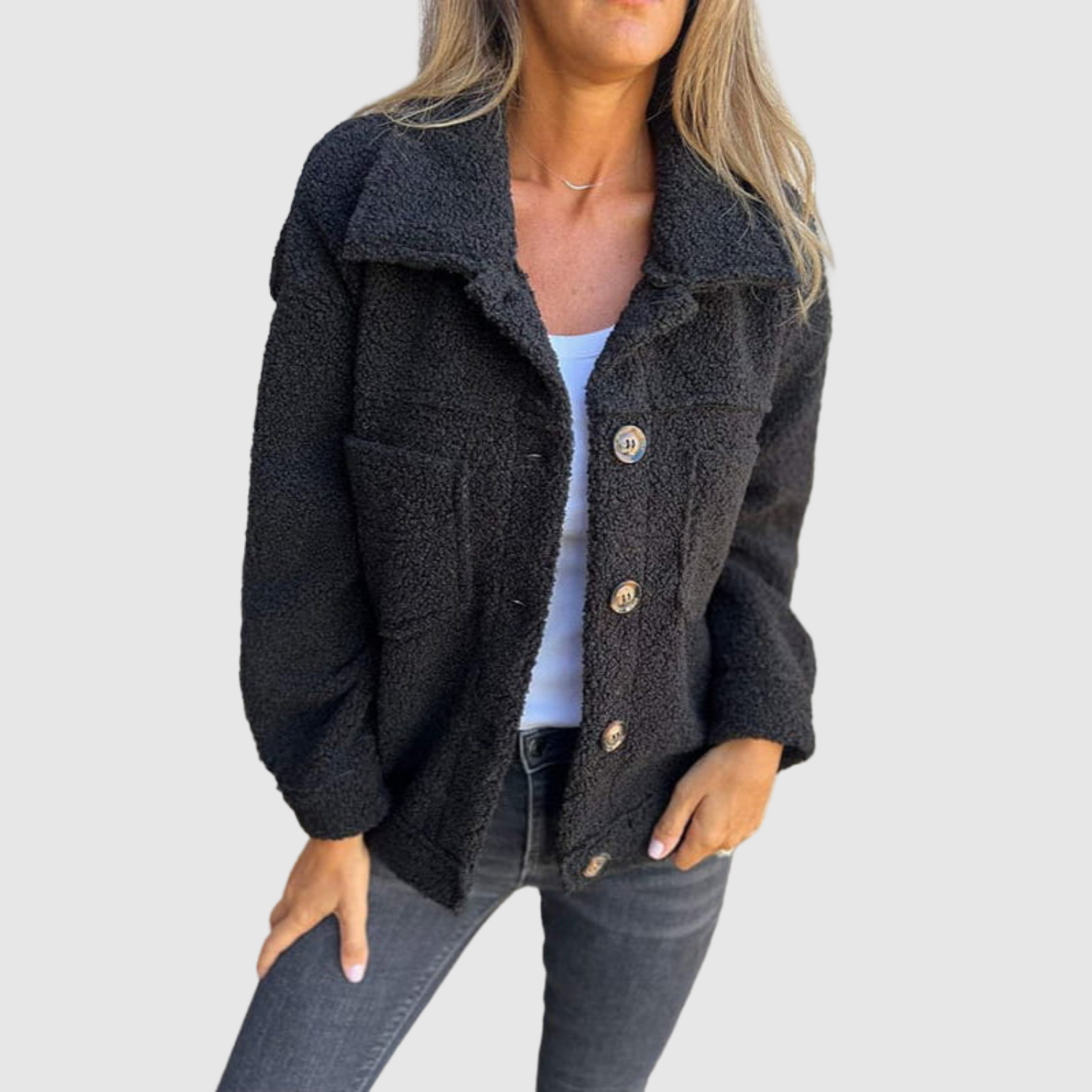 Ruth women's teddy trucker jacket