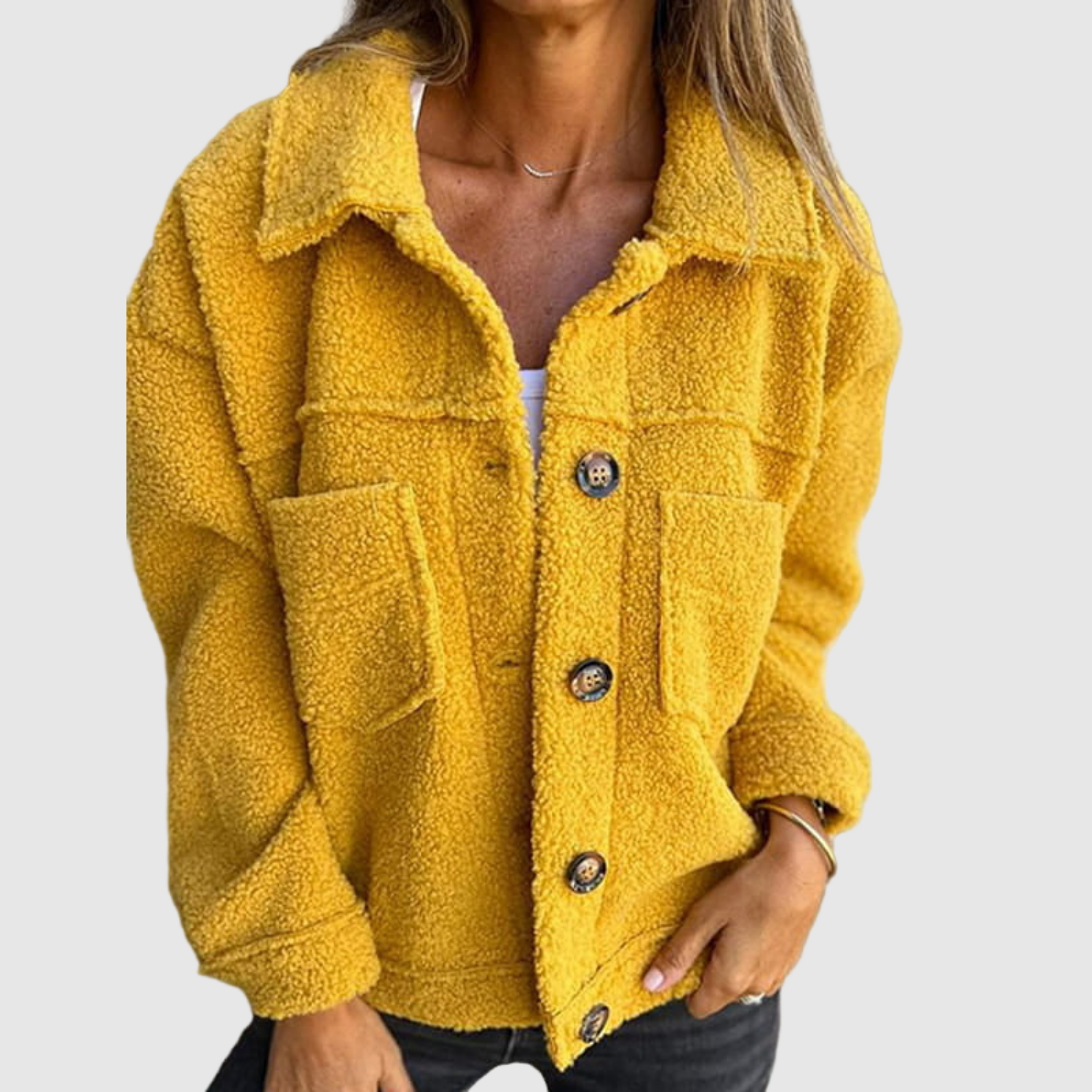 Ruth women's teddy trucker jacket