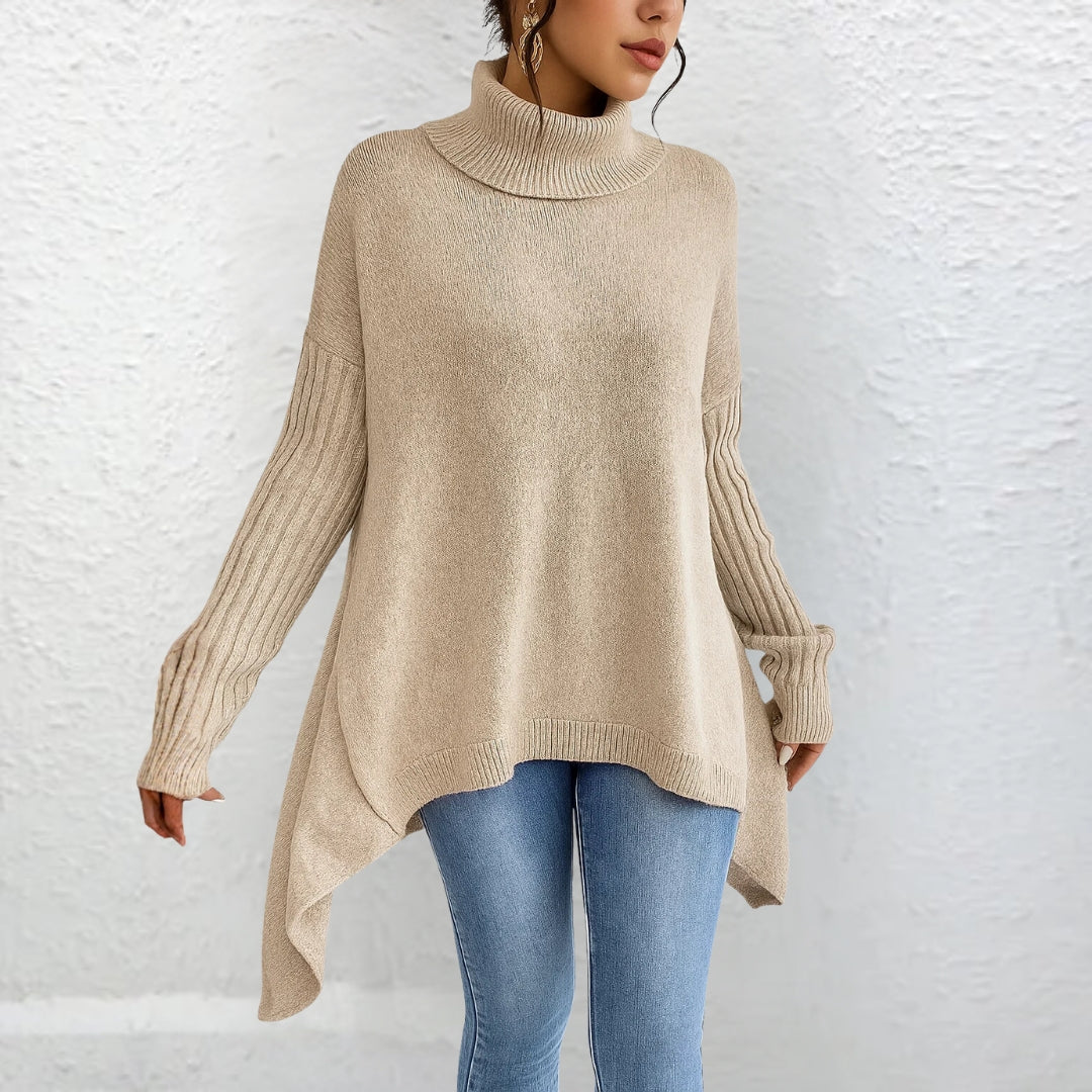 Relaxed Roll Neck Jumper for women, view 7