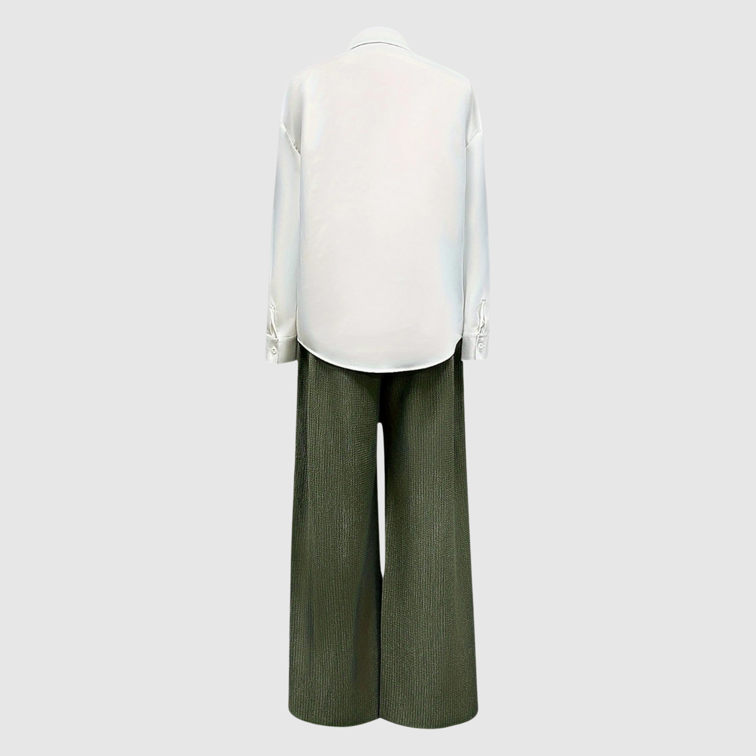 Teresa women's printed shirt & wide-leg trouser set