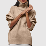 Oversized Roll Neck Jumper for women, view 3