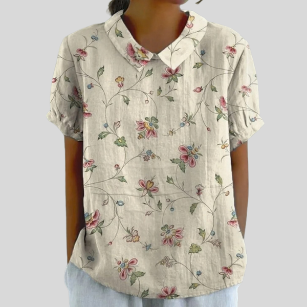 Elegant Floral Comfort Top