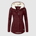Hooded Winter Jacket for women, view 3