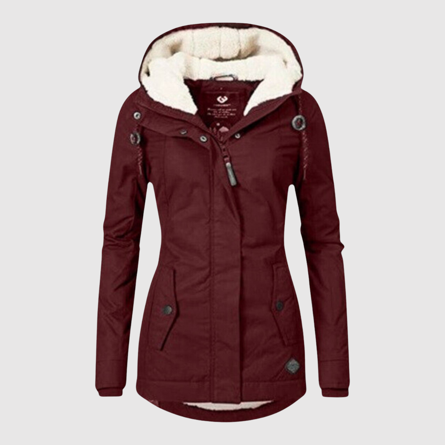 Hooded Winter Jacket for women, view 3