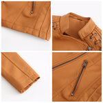 Slim Fit Moto Jacket for women, view 13