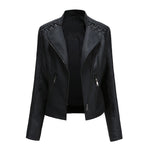 Slim Fit Moto Jacket for women, view 6