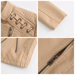 Slim Fit Moto Jacket for women, view 11
