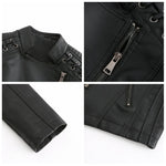 Slim Fit Moto Jacket for women, view 14