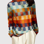 Colourful Check Jumper for women, view 2