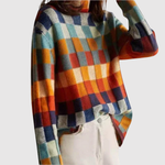 Colourful Check Jumper for women, view 3