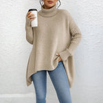 Relaxed Roll Neck Jumper for women, view 5