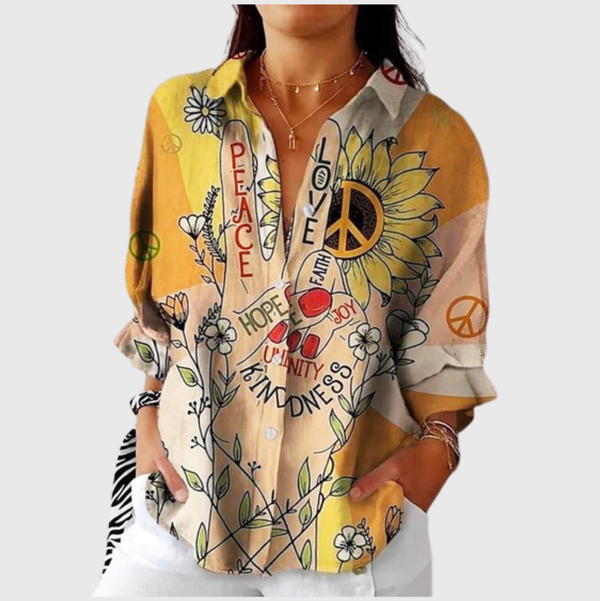 Lightweight and Colourful Printed Blouse
