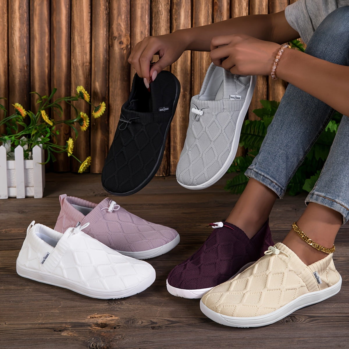 Emmeline wide-toe barefoot sneakers