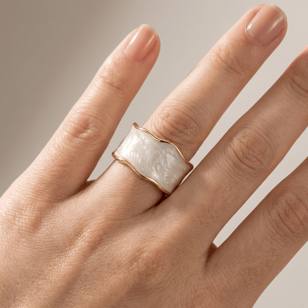 Handmade Art Vintage Ring — (Adjustable)