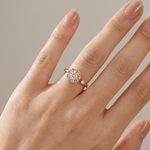 Diamond Cluster Ring — (Adjustable)