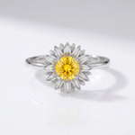 Sunflower Ring — (Adjustable)