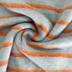 Amelia striped open-front cardigan