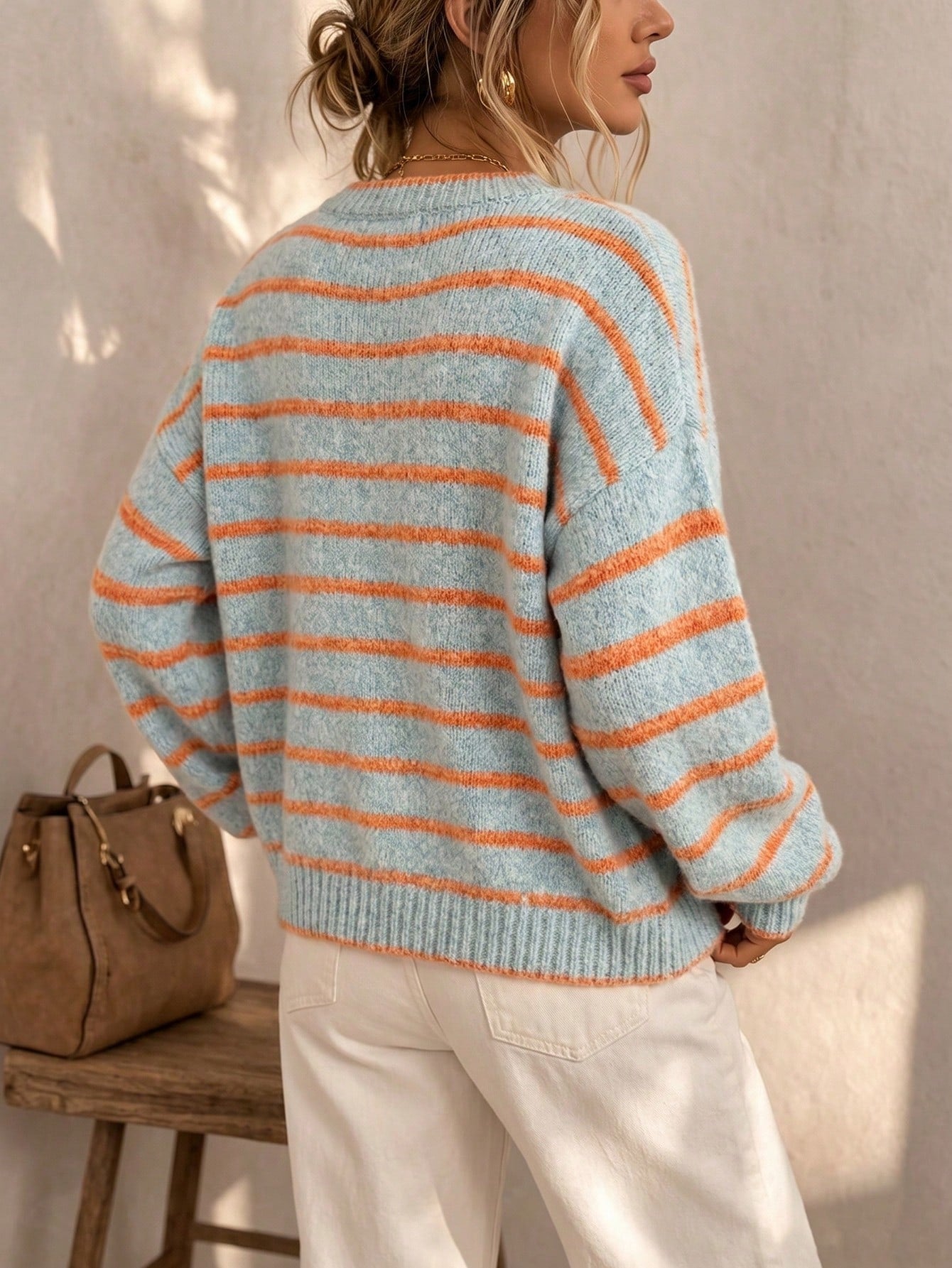 Freya chic striped cardigan