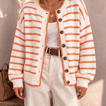 Freya chic striped cardigan