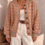 Freya chic striped cardigan